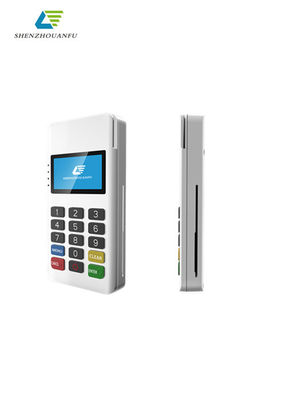 2 "شاشة LCD ملونة صغيرة محمولة MPOS الطرفية لنظام نقطة البيع