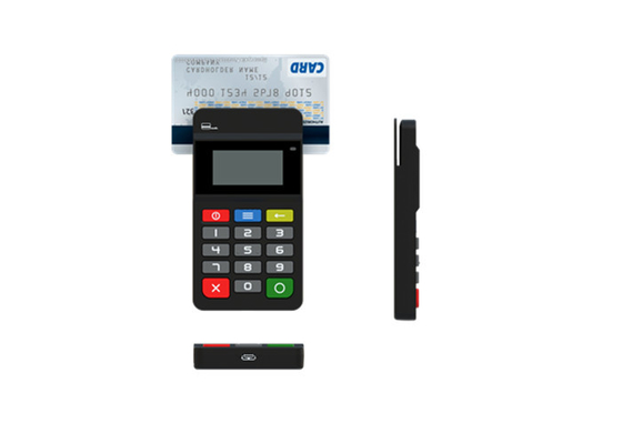 EMV Visa Card Reader Digital Signature Mpos Terminal مع 2 فتحة PSAM